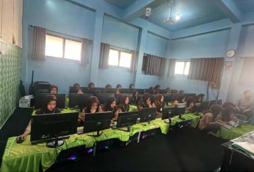 Hari Terakhir Pelaksana ASAT Di MTs Miftahul Ulum 2